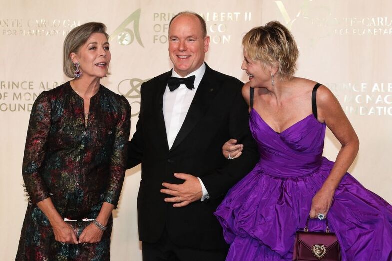 Alberto do Monaco, Sharon Stone