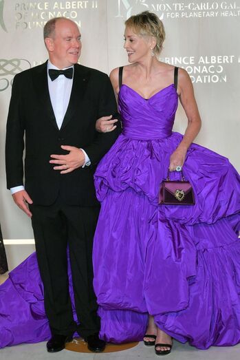 Alberto do Mónaco, Sharon Stone