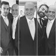João Carvalho e os filhos Diogo e João