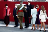 Letizia, Felipe VI e Sofia na Festa Nacional de Espanha 