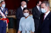 Letizia, Felipe VI e Sofia na Festa Nacional de Espanha 