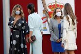 Letizia, Felipe VI e Sofia na Festa Nacional de Espanha 