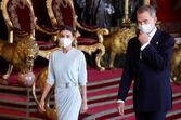 Letizia, Felipe VI e Sofia na Festa Nacional de Espanha 