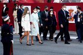 Letizia, Felipe VI e Sofia na Festa Nacional de Espanha 