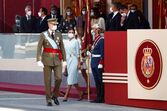 Letizia, Felipe VI e Sofia na Festa Nacional de Espanha 