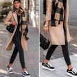 Street style casaco camel