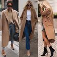 Street style casaco camel
