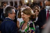 Carlos Moedas e a mulher, Céline 