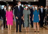 Letizia, Felipe VI e as filhas