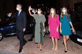 Letizia, Felipe VI e as filhas