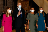 Letizia, Felipe VI e as filhas