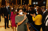 Letizia, Felipe VI e as filhas