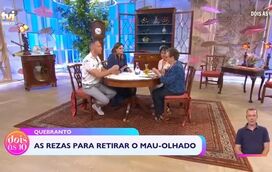 Veja a reza que terá livrado Maria Botelho Moniz e Cláudio Ramos do mau-olhado