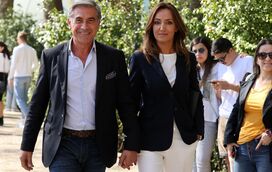 Joalheiro Eugénio Campos assume namoro com Madalena Sá durante Portugal Fashion