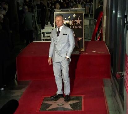 Daniel Craig despediu-se de'James Bond' mas ganhou uma estrela no Passeio da Fama