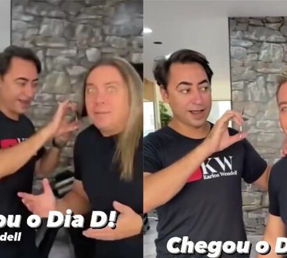 Corte radical. Rui Bandeira disse adeus aos longos cabelos louros... e parece outro.