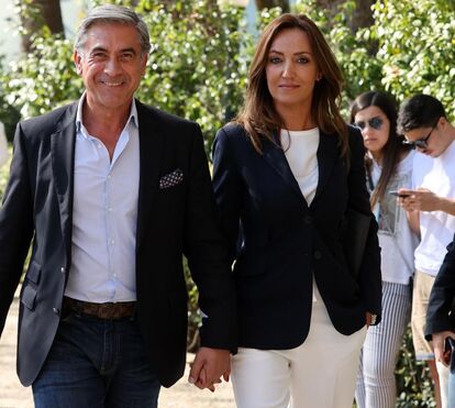 Joalheiro Eugénio Campos assume namoro com Madalena Sá durante Portugal Fashion