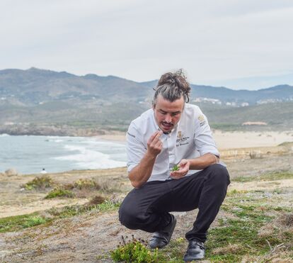Como o chef Gil Fernandes transforma as delícias do mar e das dunas em arte, na Fortaleza do Guincho