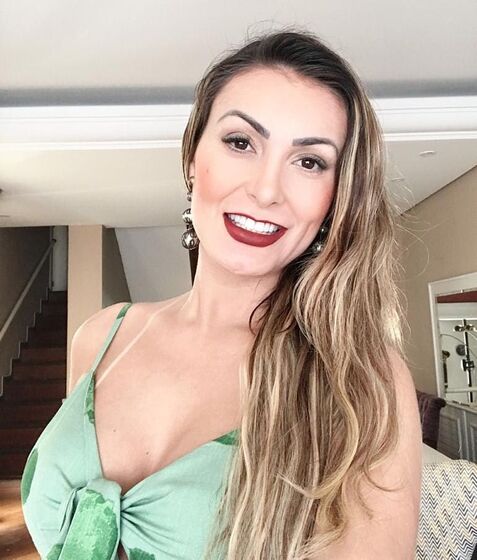 Andressa Urach com o marido, Tiago Lopes