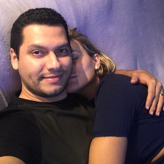 Andressa Urach com o marido, Tiago Lopes