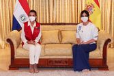 A rainha Letizia no Paraguai