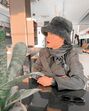 Street style fluffy