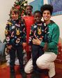 Luís Borges com os filhos