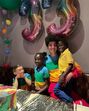 Luís Borges com os filhos