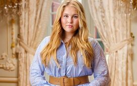 Princesa Amalia da Holanda aparece pela primeira vez publicamente após ter sido ameaçada pela máfia
