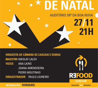 Concerto solidário de Natal da Refood Cascais