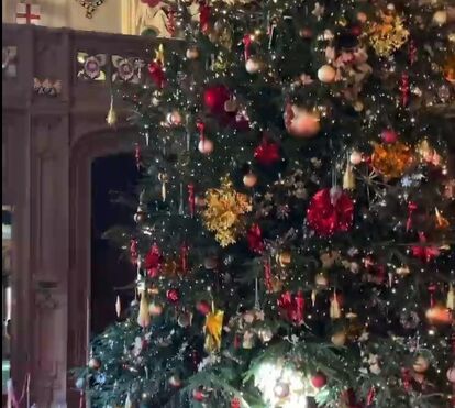 Tudo à grande! Já há árvore de natal nos aposentos da Rainha Isabel II