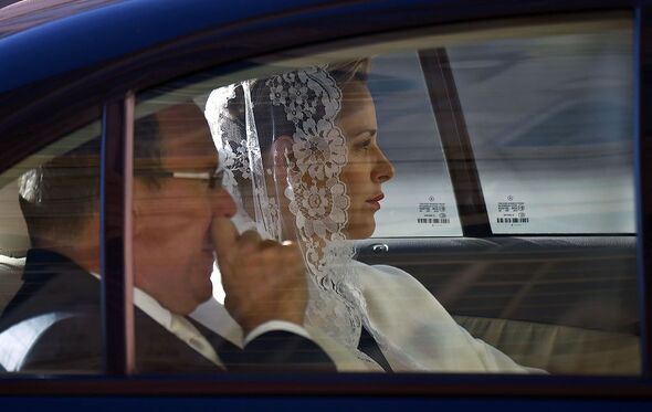 Charlene e o príncipe Alberto do Mónaco no Vaticano 