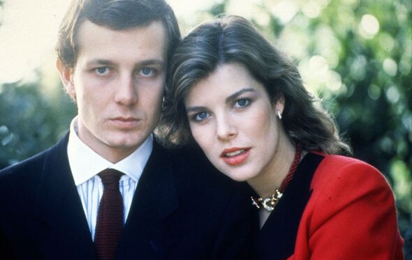 Stefano Casiraghi e a princesa Carolina