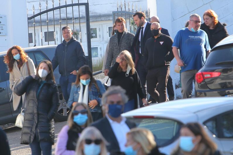 Tony Carreira, funeral de Cristina Rodrigues