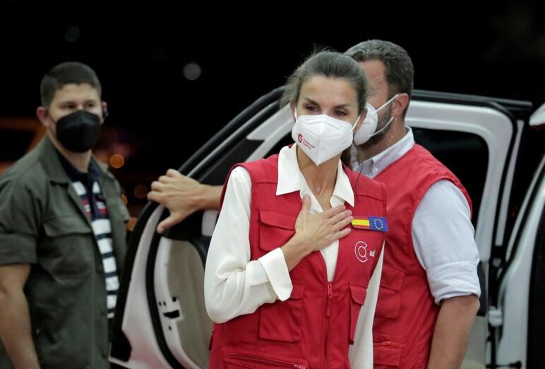 A rainha Letizia no Paraguai