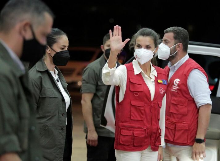 A rainha Letizia no Paraguai