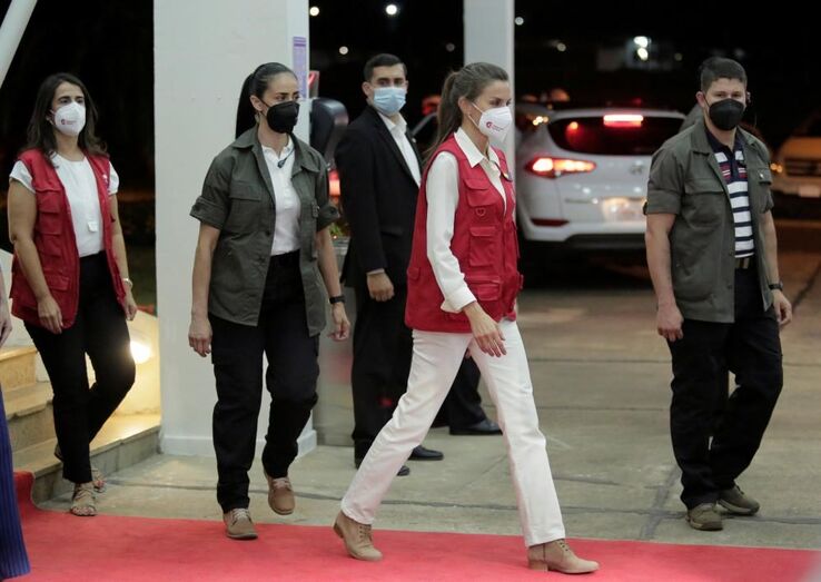A rainha Letizia no Paraguai