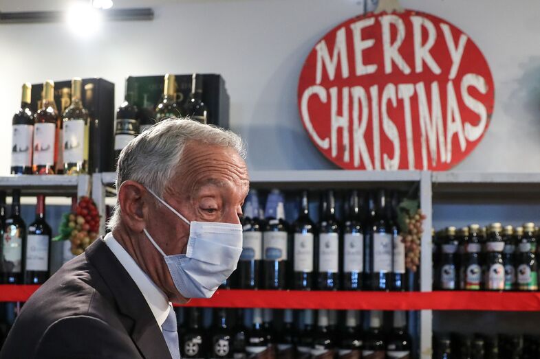 Marcelo Rebelo de Sousa na Associação Novo Futuro em 2021