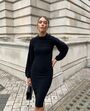 Street Style vestido preto