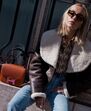 Street Style blusões de carneira