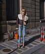 Street Style blusões de carneira