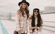 Street Style camisas quadrados