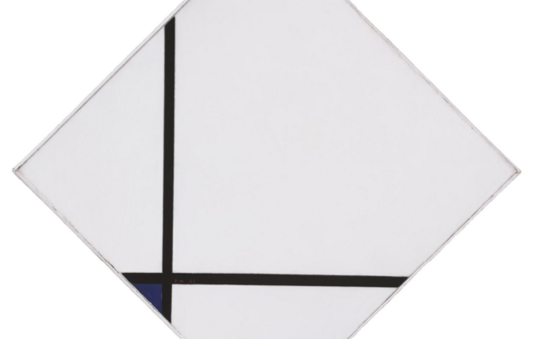 Composição com Azul, Piet Mondrian