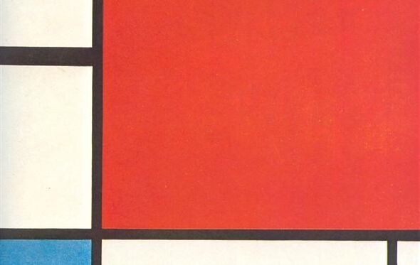 Composição II em Vermelho, Azul e Amarelo, de Piet Mondrian
