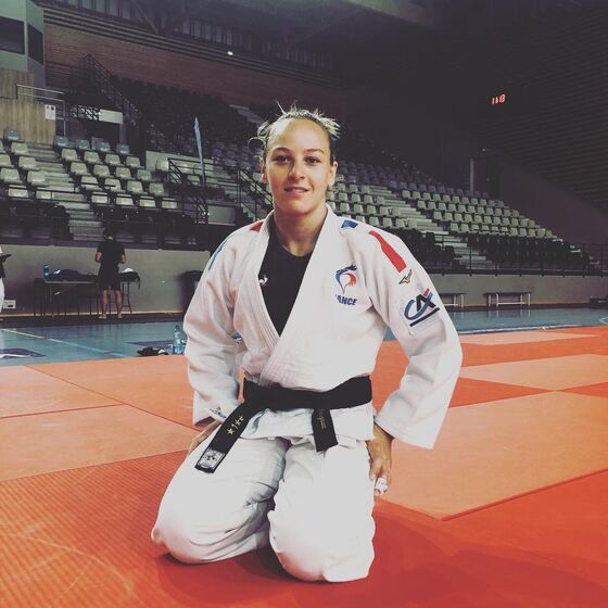 Margaux Pinot, campeã olímpica, judo, frança