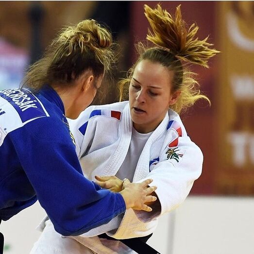 Margaux Pinot, campeã olímpica, judo, frança