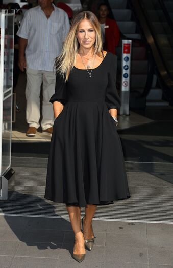 Street Style vestido preto