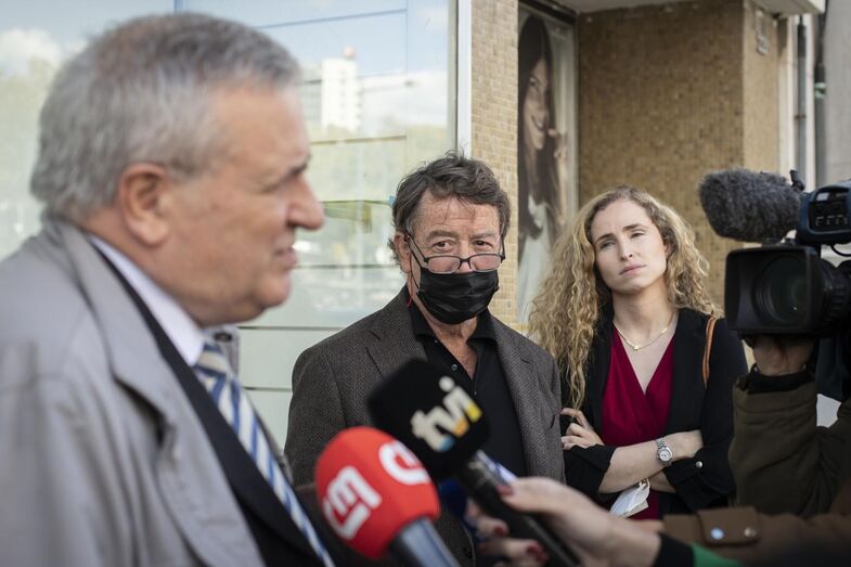 Manuel Pinho com os advogados
