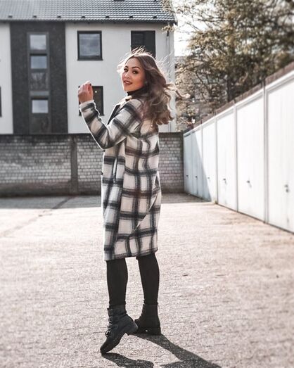 Street Style camisas quadrados
