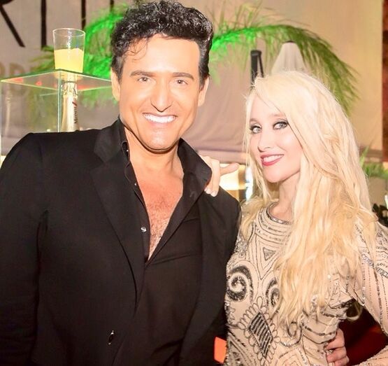 Carlos Marín com a ex-mulher